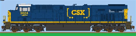 CSX Train Side View