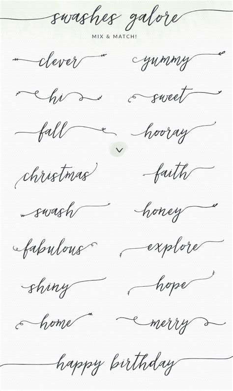 Lovefern Font + SWASHES | Tattoo fonts, Tattoo font, Word tattoos