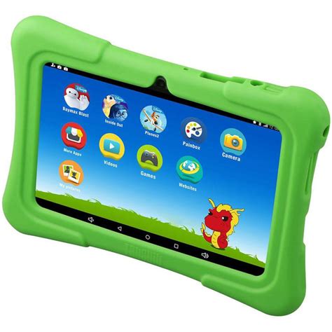 Akaso Dragon Touch 7in Kids Tablet 2017 Disney Edition 1024x600 (Green