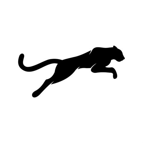 panther silhouette vector logo | Panther tattoo, Black panther tattoo ...