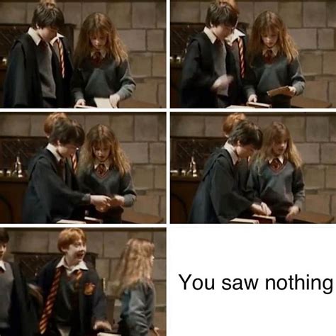 Harry Potter behind the scenes - "You saw nothing" | Harry potter ...