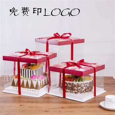 Wholesale Stock Tall Transparent Birthday Cake Box - Buy Tall Cake Box ...