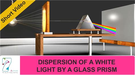 DISPERSION OF A WHITE LIGHT BY A GLASS PRISM - YouTube