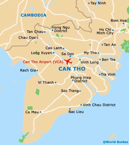 Vietnam Map Can Tho