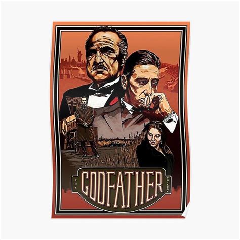 "The Godfather Trilogy by Coppola" Poster for Sale by CultureDisaster ...