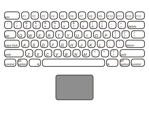 Printable Keyboard Layout