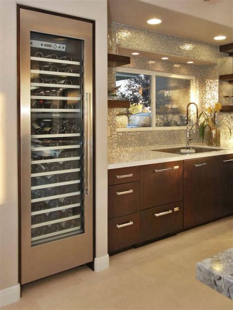 30 Budget Kitchen Updates That Make a Big Impact | Built in wine cooler ...