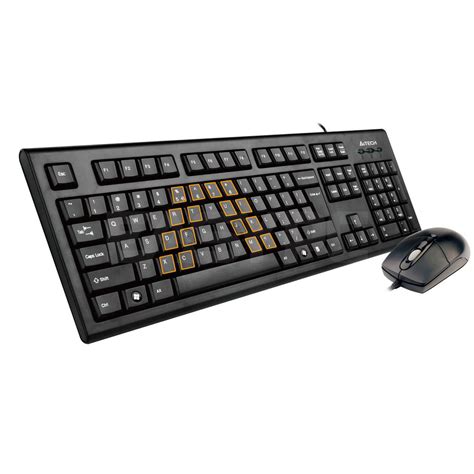 A4Tech KRS-8572 Ps2 Keyboard and Mouse Black – EasyPC