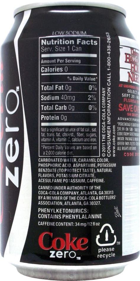 35 Coke Zero Nutrition Label - Labels Database 2020