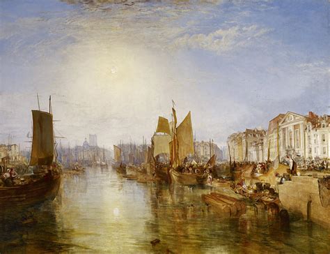 The Harbor of Dieppe Painting by Joseph Mallord William Turner - Fine ...