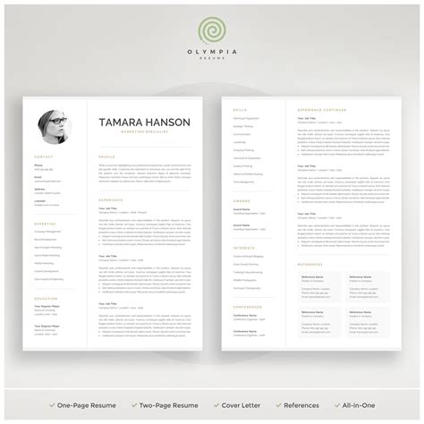 2 Page Resume Examples - karoosha