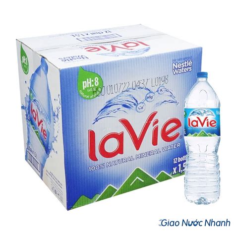 Nước khoáng Lavie 1.5L Đóng Chai - Giao Nước Nhanh