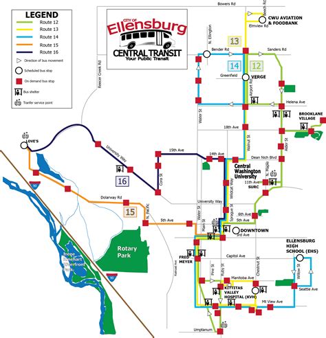 Map Of Cwu Campus Ellensburg