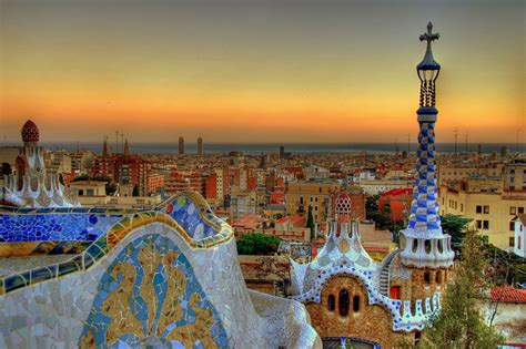 Park Guell, Barcelona, Spain - Wallpaper - Faxo