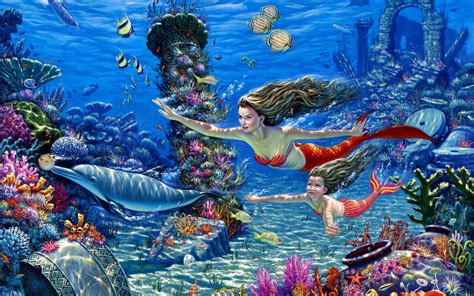 mermaids - Mermaids Wallpaper (30372775) - Fanpop