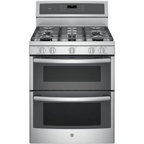 Shop GE Profile 30-in 5-Burner 4.3-cu ft/2.5-cu ft Double Oven ...