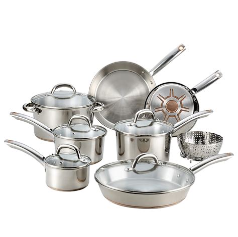 Mua T-fal Ultimate Stainless Steel and Copper Cookware Set 13 PIece ...