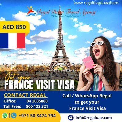 France Visa from Dubai | France Tourist Visa - Regal Tours