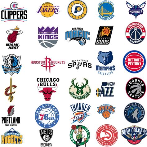 All Nba Teams Logos Svg and Png Logos High Quality Nba | Etsy