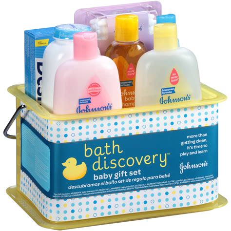 JOHNSON'S Bathtime Gift Set Items 8 Pcs Newborn Baby Shower Shampoo ...