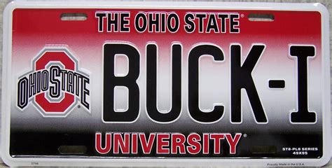 Lionheart Designs International - Ohio State Buckeyes BUCK I Aluminum ...