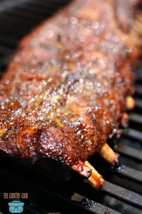 How to (Gas) Grill The Best Pork Ribs - Easy Method - The Country Cook