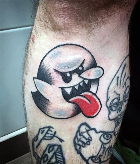 40 Mario Ghost Tattoo Ideas for Men