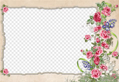 Flower Frame Border Design Png | Best Flower Site