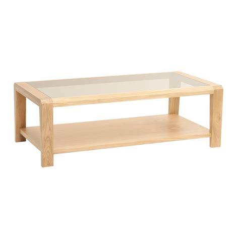 15 Best Collection of Oak Coffee Table with Glass Top