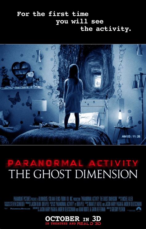 Paranormal Activity: The Ghost Dimension : Extra Large Movie Poster ...