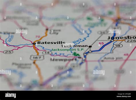 Map of tuckerman hi-res stock photography and images - Alamy