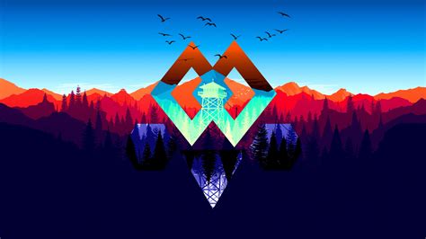 🔥 Free Download Firewatch Hd Wallpaper Abstract Gaming Background 4k by ...