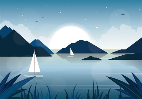 Download Vector Nature Landscape Illustration Vector Art. Choose from ...