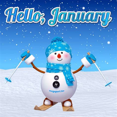 Hello, January | Good morning christmas, Snowman, Olaf the snowman