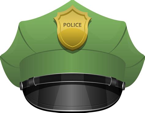 Police officer hat clipart design illustration 9384621 PNG