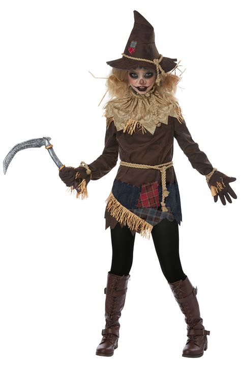 Creepy Scarecrow Tween Costume - PureCostumes.com