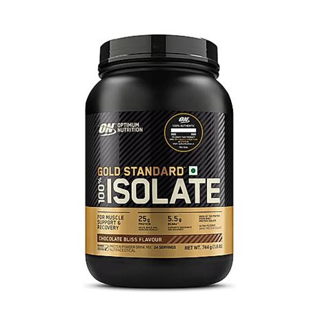 Optimum Nutrition Gold Standard 100% Isolate 1.6 lb | 744 g | Chocolate ...