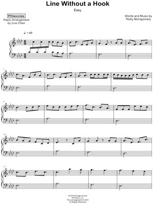 "Line Without a Hook" Sheet Music - 5 Arrangements Available Instantly ...