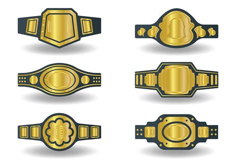 WWE Championship Belt SVG Cricut Silhouette Vectorency ...