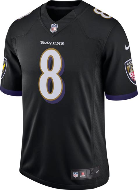 Nike Baltimore Ravens #8 Lamar Jackson Black Jersey | INC STYLE