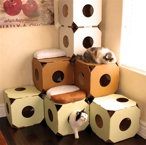 25 genius, cute, and ludicrous cardboard cat houses to inspire you ...