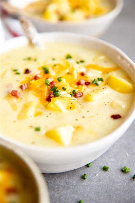 Loaded Instant Pot Potato Soup | Savory Nothings