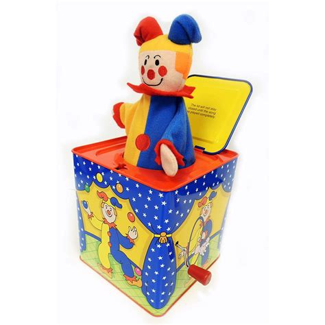 Schylling Jester Jack In Box, Novelty Toy, Children Ages 18 Months and ...