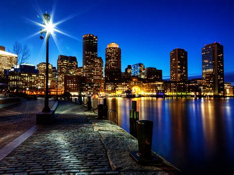 Boston Skyline Wallpapers Download Free | PixelsTalk.Net