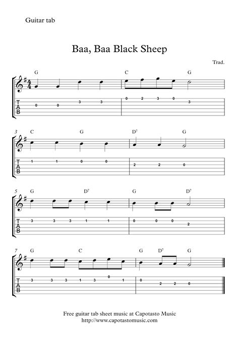 Free Printable Sheet Music