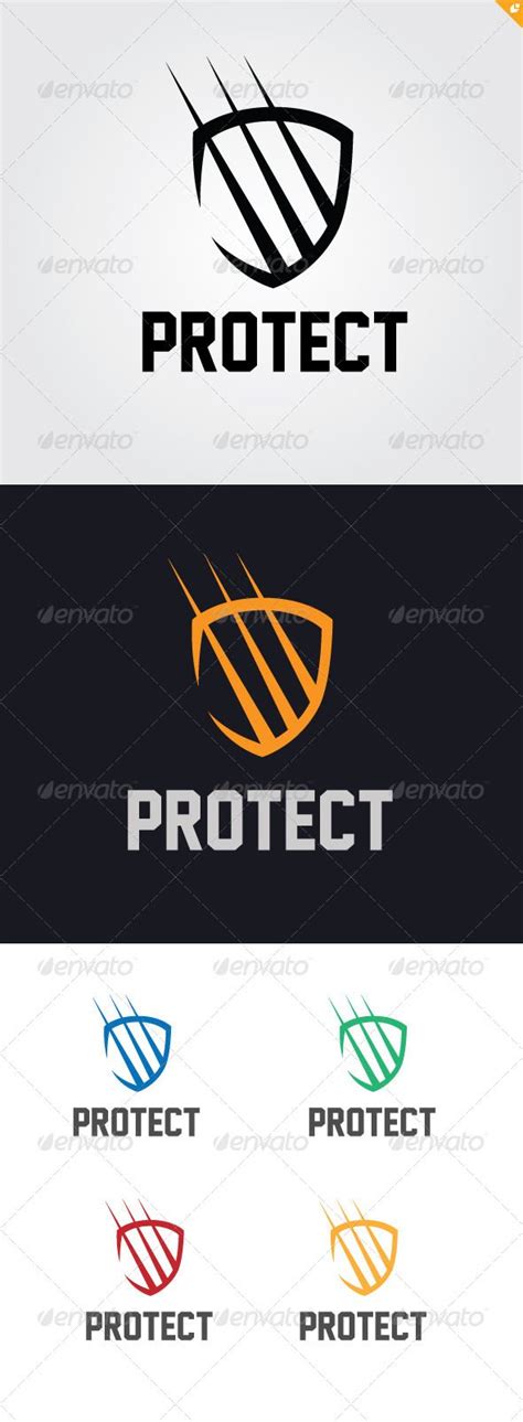 Protect Logo #GraphicRiver Protect – Logo Template This logo design for ...