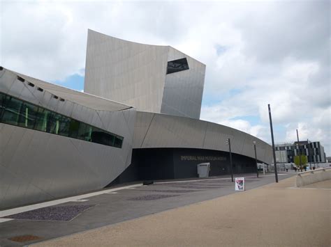 The Imperial War Museum North at Salford Quays, Manchester, England. We ...