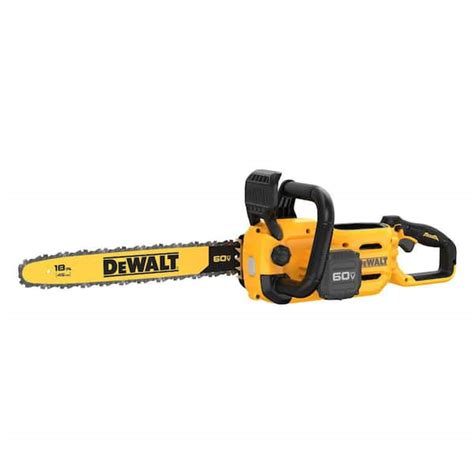 DEWALT 60V MAX 18in. Brushless Battery Powered Chainsaw, Tool Only ...