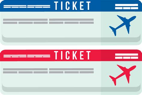 Flight ticket template in cartoon style 6581617 Vector Art at Vecteezy