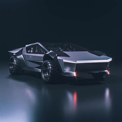 Tesla Cybertruck Wallpaper 4K, Concept cars, Dark background